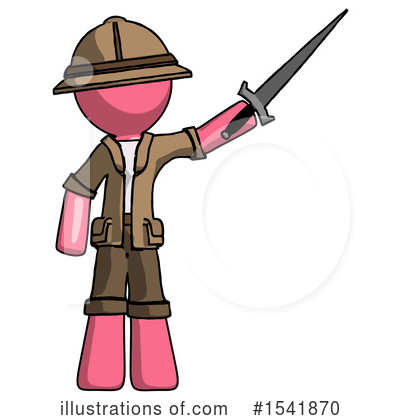 Royalty-Free (RF) Pink Design Mascot Clipart Illustration by Leo Blanchette - Stock Sample #1541870