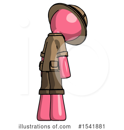 Royalty-Free (RF) Pink Design Mascot Clipart Illustration by Leo Blanchette - Stock Sample #1541881