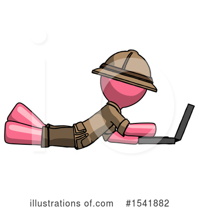 Royalty-Free (RF) Pink Design Mascot Clipart Illustration by Leo Blanchette - Stock Sample #1541882