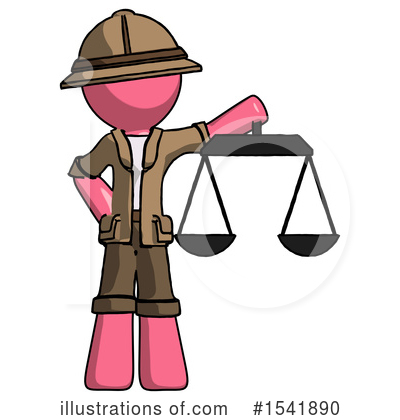 Royalty-Free (RF) Pink Design Mascot Clipart Illustration by Leo Blanchette - Stock Sample #1541890