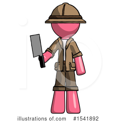 Royalty-Free (RF) Pink Design Mascot Clipart Illustration by Leo Blanchette - Stock Sample #1541892