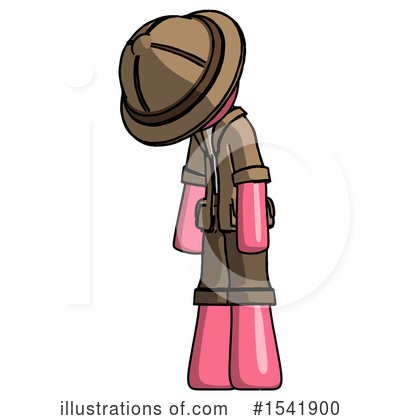 Royalty-Free (RF) Pink Design Mascot Clipart Illustration by Leo Blanchette - Stock Sample #1541900