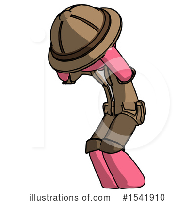 Royalty-Free (RF) Pink Design Mascot Clipart Illustration by Leo Blanchette - Stock Sample #1541910