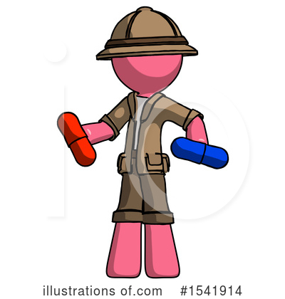 Royalty-Free (RF) Pink Design Mascot Clipart Illustration by Leo Blanchette - Stock Sample #1541914