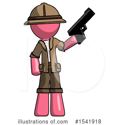 Royalty-Free (RF) Pink Design Mascot Clipart Illustration by Leo Blanchette - Stock Sample #1541918