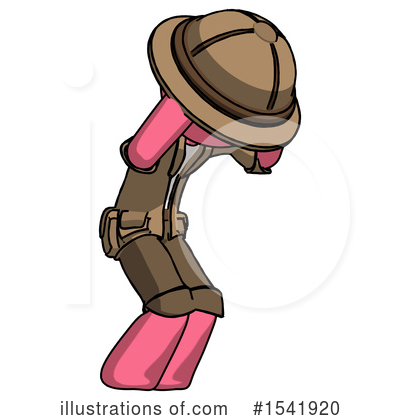 Royalty-Free (RF) Pink Design Mascot Clipart Illustration by Leo Blanchette - Stock Sample #1541920