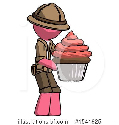 Royalty-Free (RF) Pink Design Mascot Clipart Illustration by Leo Blanchette - Stock Sample #1541925