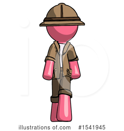 Royalty-Free (RF) Pink Design Mascot Clipart Illustration by Leo Blanchette - Stock Sample #1541945
