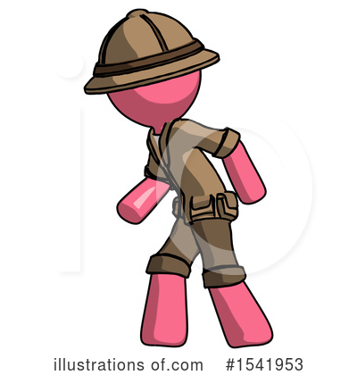 Royalty-Free (RF) Pink Design Mascot Clipart Illustration by Leo Blanchette - Stock Sample #1541953