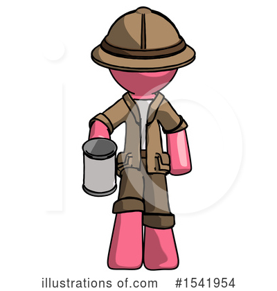Royalty-Free (RF) Pink Design Mascot Clipart Illustration by Leo Blanchette - Stock Sample #1541954