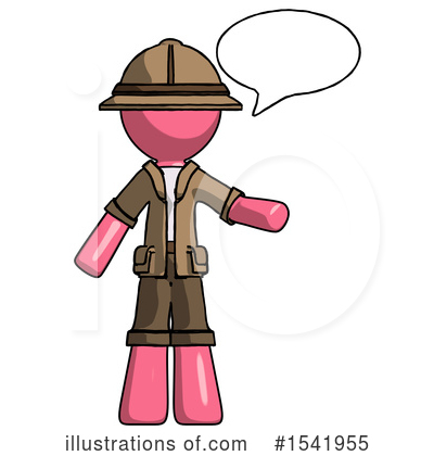 Royalty-Free (RF) Pink Design Mascot Clipart Illustration by Leo Blanchette - Stock Sample #1541955