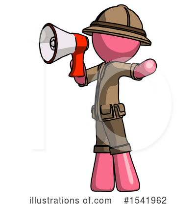 Royalty-Free (RF) Pink Design Mascot Clipart Illustration by Leo Blanchette - Stock Sample #1541962
