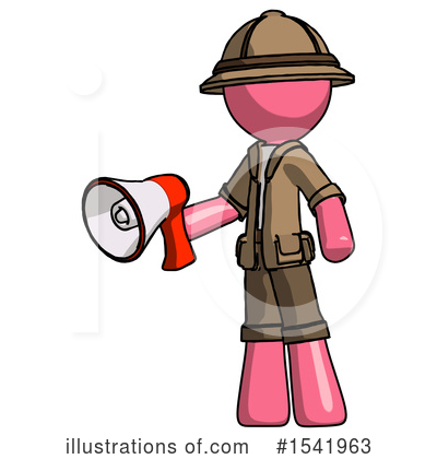 Royalty-Free (RF) Pink Design Mascot Clipart Illustration by Leo Blanchette - Stock Sample #1541963