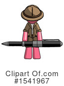 Pink Design Mascot Clipart #1541967 by Leo Blanchette