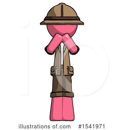 Royalty-Free (RF) Pink Design Mascot Clipart Illustration by Leo Blanchette - Stock Sample #1541971