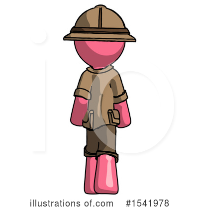 Royalty-Free (RF) Pink Design Mascot Clipart Illustration by Leo Blanchette - Stock Sample #1541978
