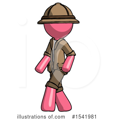 Royalty-Free (RF) Pink Design Mascot Clipart Illustration by Leo Blanchette - Stock Sample #1541981