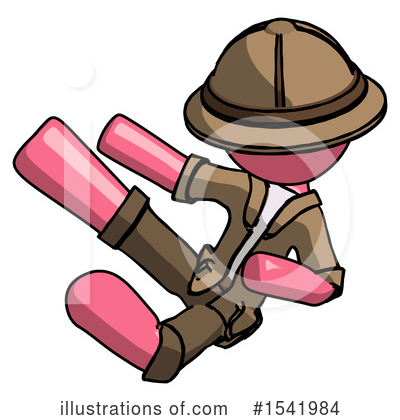 Royalty-Free (RF) Pink Design Mascot Clipart Illustration by Leo Blanchette - Stock Sample #1541984