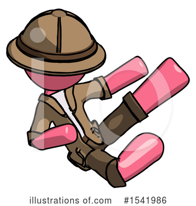 Royalty-Free (RF) Pink Design Mascot Clipart Illustration by Leo Blanchette - Stock Sample #1541986