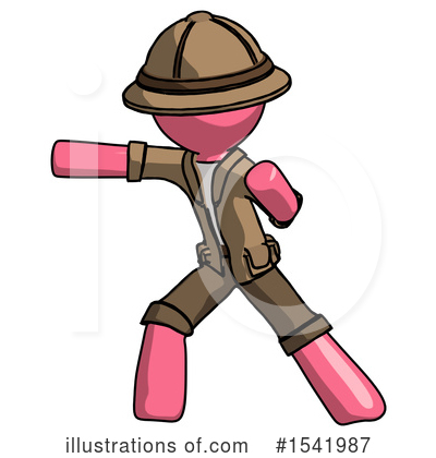 Royalty-Free (RF) Pink Design Mascot Clipart Illustration by Leo Blanchette - Stock Sample #1541987