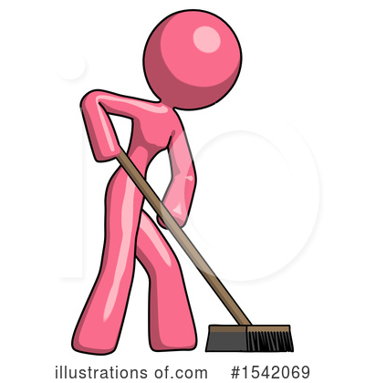 Royalty-Free (RF) Pink Design Mascot Clipart Illustration by Leo Blanchette - Stock Sample #1542069