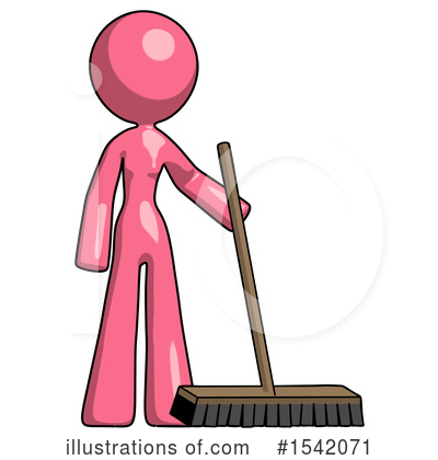 Royalty-Free (RF) Pink Design Mascot Clipart Illustration by Leo Blanchette - Stock Sample #1542071