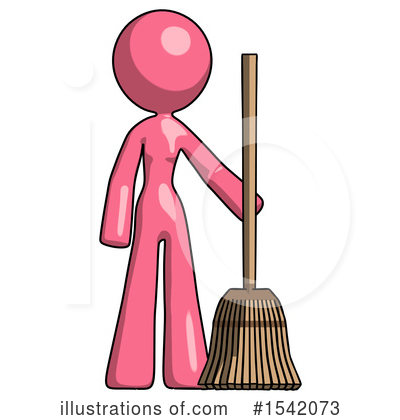 Royalty-Free (RF) Pink Design Mascot Clipart Illustration by Leo Blanchette - Stock Sample #1542073