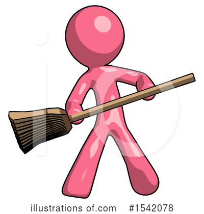 Royalty-Free (RF) Pink Design Mascot Clipart Illustration by Leo Blanchette - Stock Sample #1542078