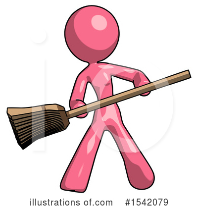 Royalty-Free (RF) Pink Design Mascot Clipart Illustration by Leo Blanchette - Stock Sample #1542079