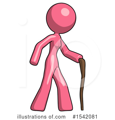 Royalty-Free (RF) Pink Design Mascot Clipart Illustration by Leo Blanchette - Stock Sample #1542081