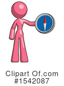 Pink Design Mascot Clipart #1542087 by Leo Blanchette