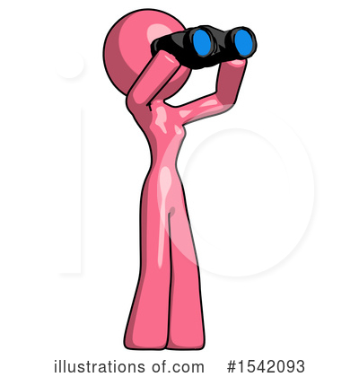 Royalty-Free (RF) Pink Design Mascot Clipart Illustration by Leo Blanchette - Stock Sample #1542093
