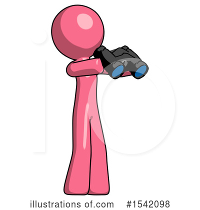 Royalty-Free (RF) Pink Design Mascot Clipart Illustration by Leo Blanchette - Stock Sample #1542098