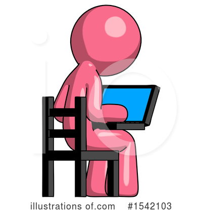 Royalty-Free (RF) Pink Design Mascot Clipart Illustration by Leo Blanchette - Stock Sample #1542103