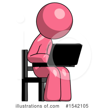 Royalty-Free (RF) Pink Design Mascot Clipart Illustration by Leo Blanchette - Stock Sample #1542105