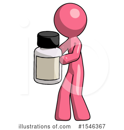 Royalty-Free (RF) Pink Design Mascot Clipart Illustration by Leo Blanchette - Stock Sample #1546367