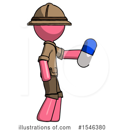 Royalty-Free (RF) Pink Design Mascot Clipart Illustration by Leo Blanchette - Stock Sample #1546380