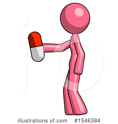 Royalty-Free (RF) Pink Design Mascot Clipart Illustration by Leo Blanchette - Stock Sample #1546384