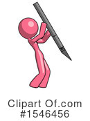 Pink Design Mascot Clipart #1546456 by Leo Blanchette