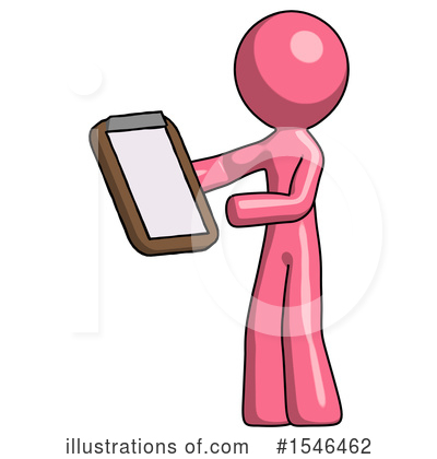 Royalty-Free (RF) Pink Design Mascot Clipart Illustration by Leo Blanchette - Stock Sample #1546462
