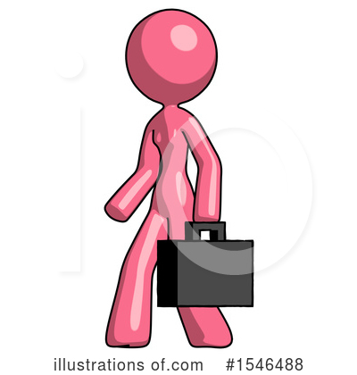 Royalty-Free (RF) Pink Design Mascot Clipart Illustration by Leo Blanchette - Stock Sample #1546488