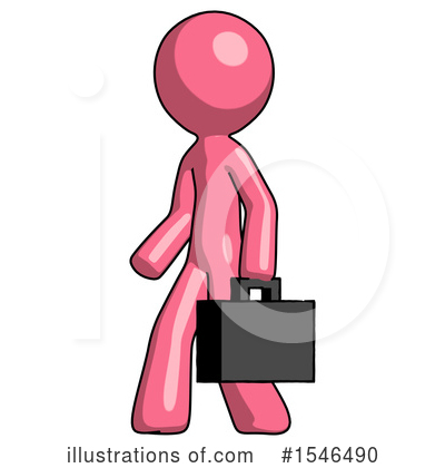 Royalty-Free (RF) Pink Design Mascot Clipart Illustration by Leo Blanchette - Stock Sample #1546490