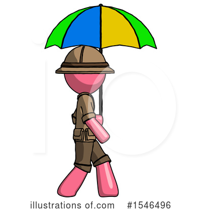 Royalty-Free (RF) Pink Design Mascot Clipart Illustration by Leo Blanchette - Stock Sample #1546496