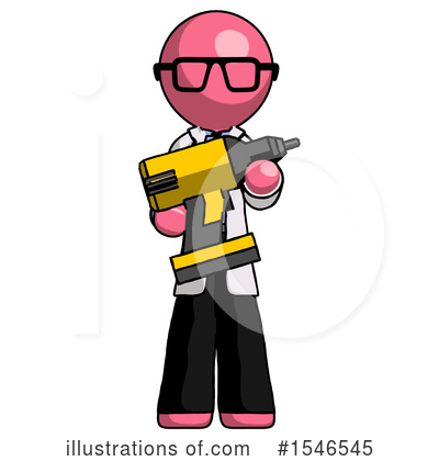 Royalty-Free (RF) Pink Design Mascot Clipart Illustration by Leo Blanchette - Stock Sample #1546545