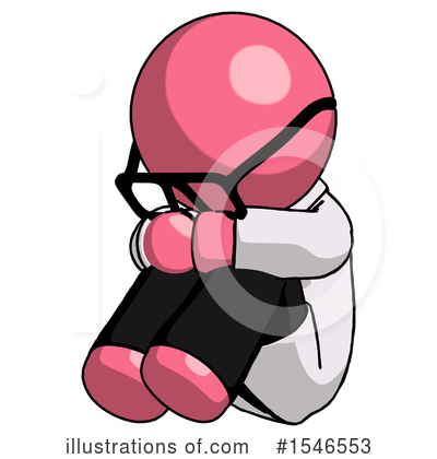 Royalty-Free (RF) Pink Design Mascot Clipart Illustration by Leo Blanchette - Stock Sample #1546553