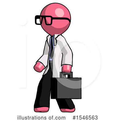 Royalty-Free (RF) Pink Design Mascot Clipart Illustration by Leo Blanchette - Stock Sample #1546563