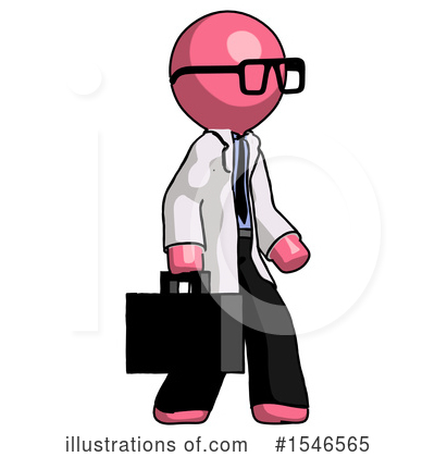 Royalty-Free (RF) Pink Design Mascot Clipart Illustration by Leo Blanchette - Stock Sample #1546565