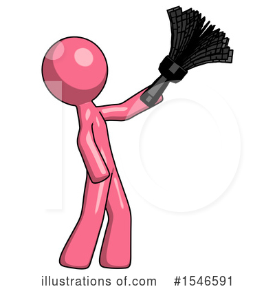 Royalty-Free (RF) Pink Design Mascot Clipart Illustration by Leo Blanchette - Stock Sample #1546591