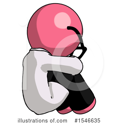 Royalty-Free (RF) Pink Design Mascot Clipart Illustration by Leo Blanchette - Stock Sample #1546635