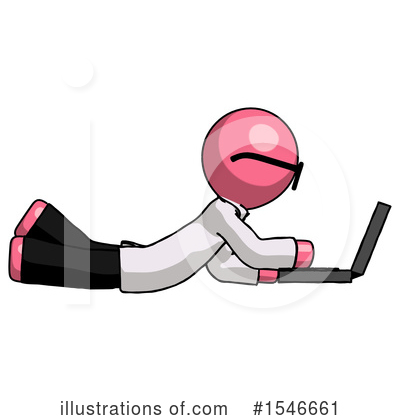 Royalty-Free (RF) Pink Design Mascot Clipart Illustration by Leo Blanchette - Stock Sample #1546661
